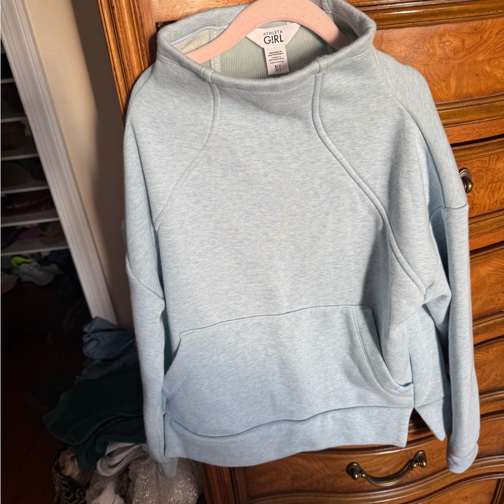 Athleta Girl Soft Blue Pullover
